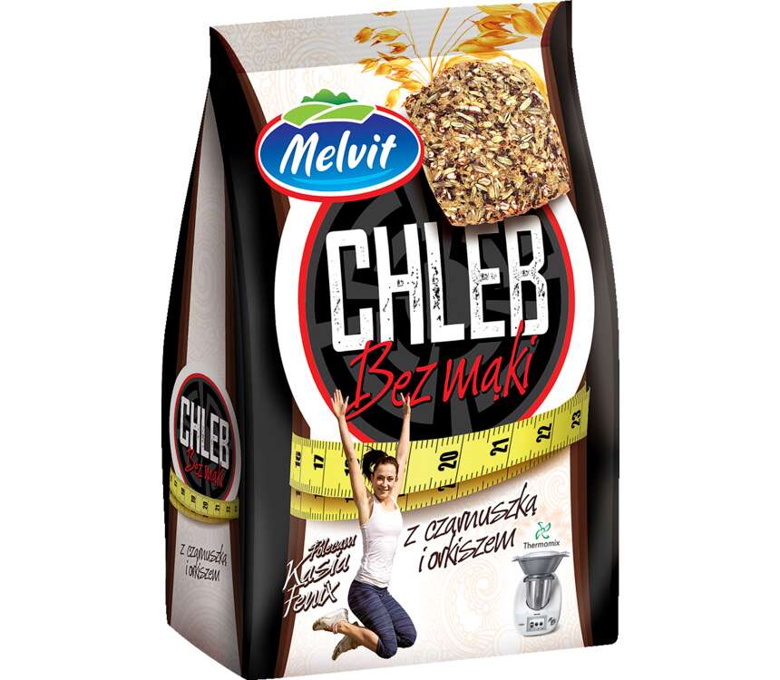 Melvit Chleb bez mąki z czarnuszką 600 g