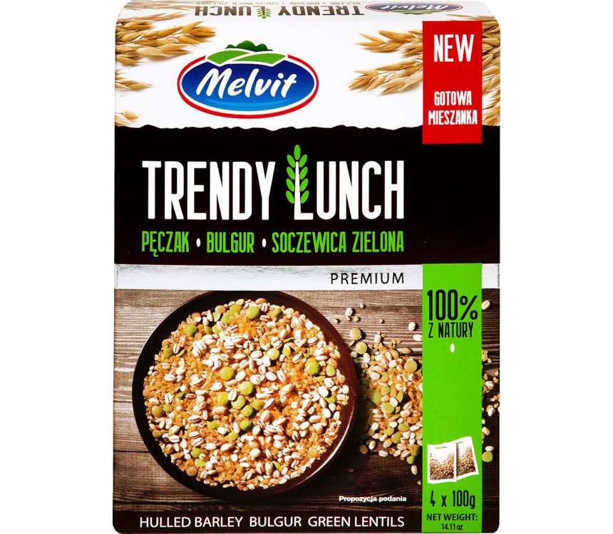 Melvit Trendy Lunch z soczewicą 4x100 g kaufland.pl