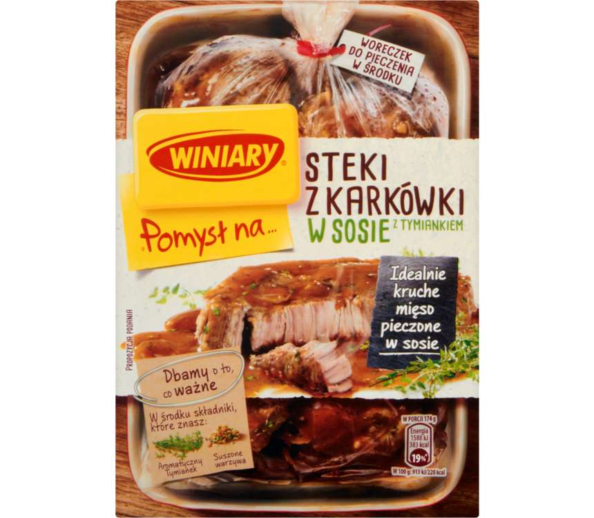 Winiary Pomysł na... Steki z karkówki z tymiankiem 44g kaufland.pl