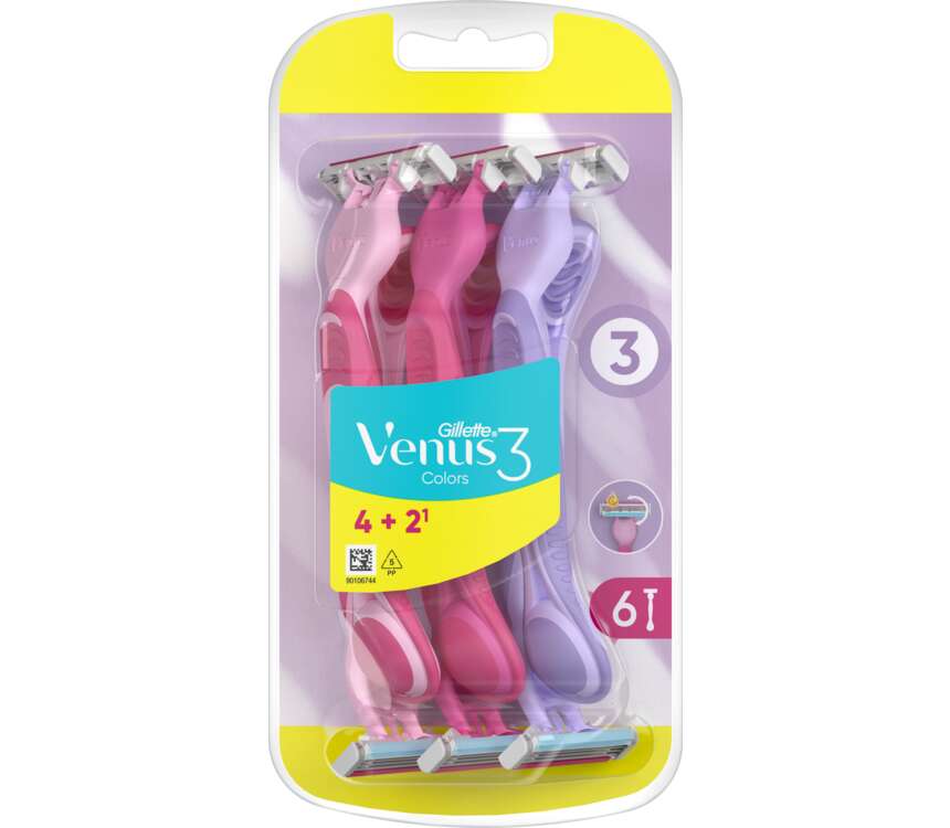 Venus 3 Simply Plus Maszynka do golenia dla kobiet 6 szt