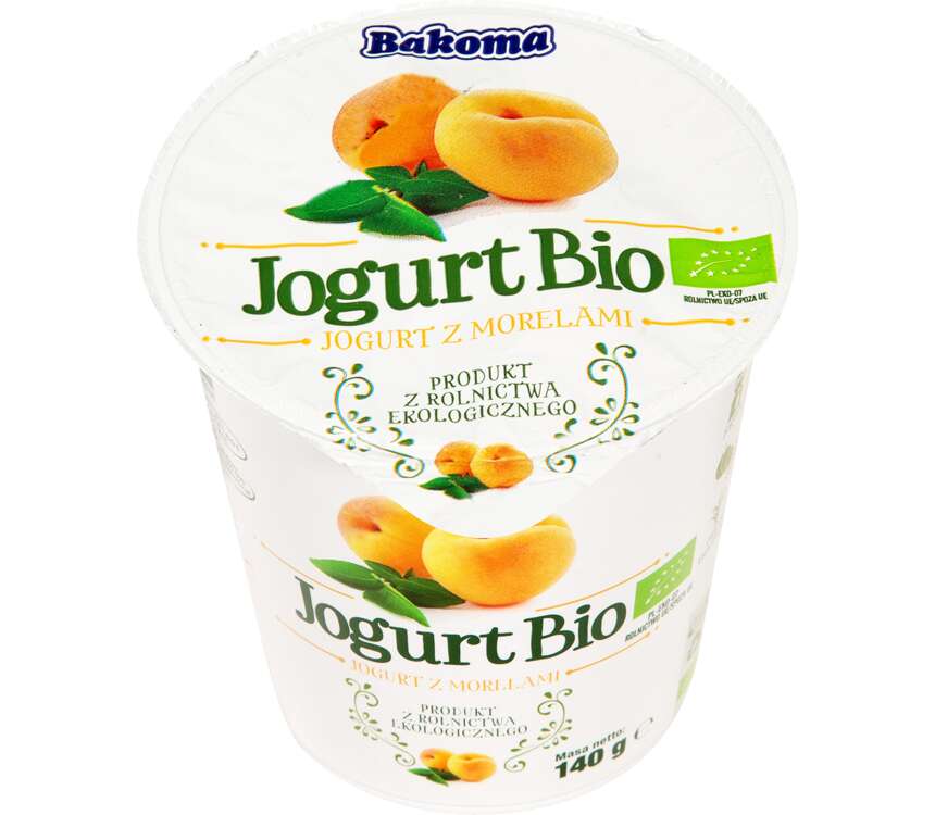 Bakoma Jogurt Bio z morelami 140 g