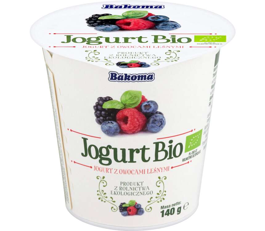 Bakoma Jogurt Bio z owocami leśnymi 140 g