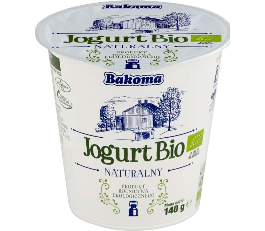 Bakoma Jogurt Bio naturalny 140 g