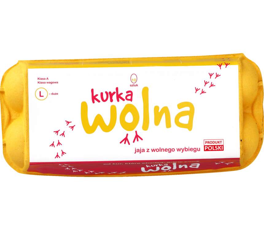 Wolna kurka Jaja świeże klasa L 10 szt.