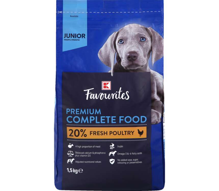 K-Favourites Karma dla psa Premium Junior 1,5 kg