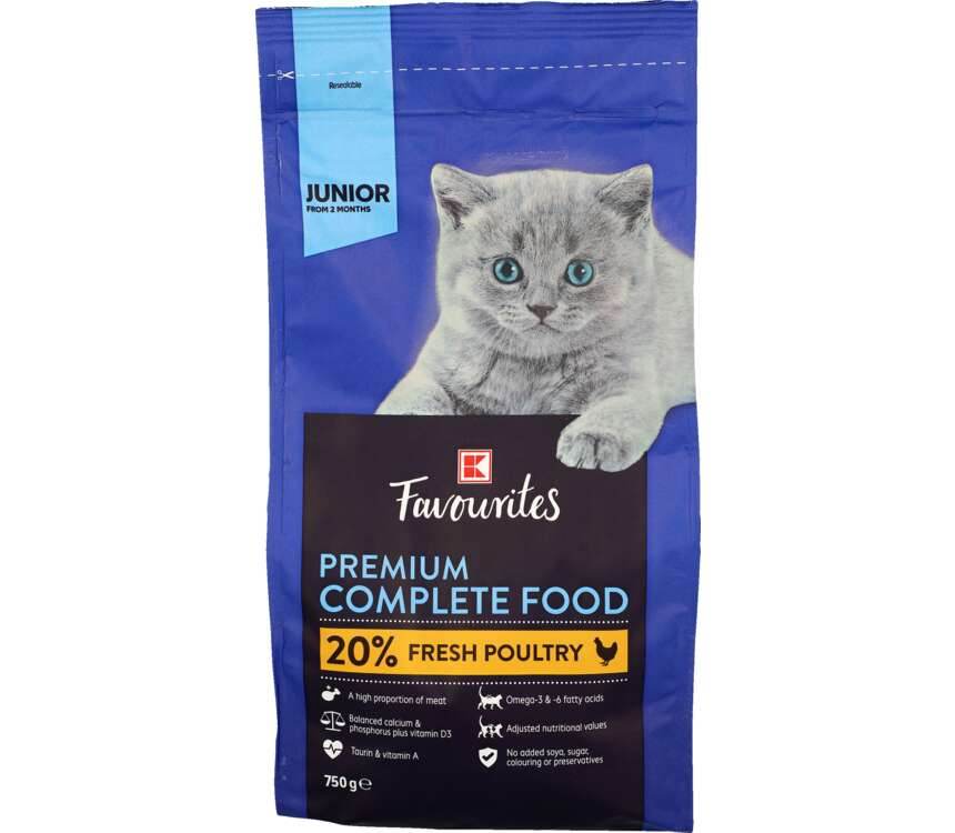 K-Favourites Karma dla kota Premium Junior 750 g
