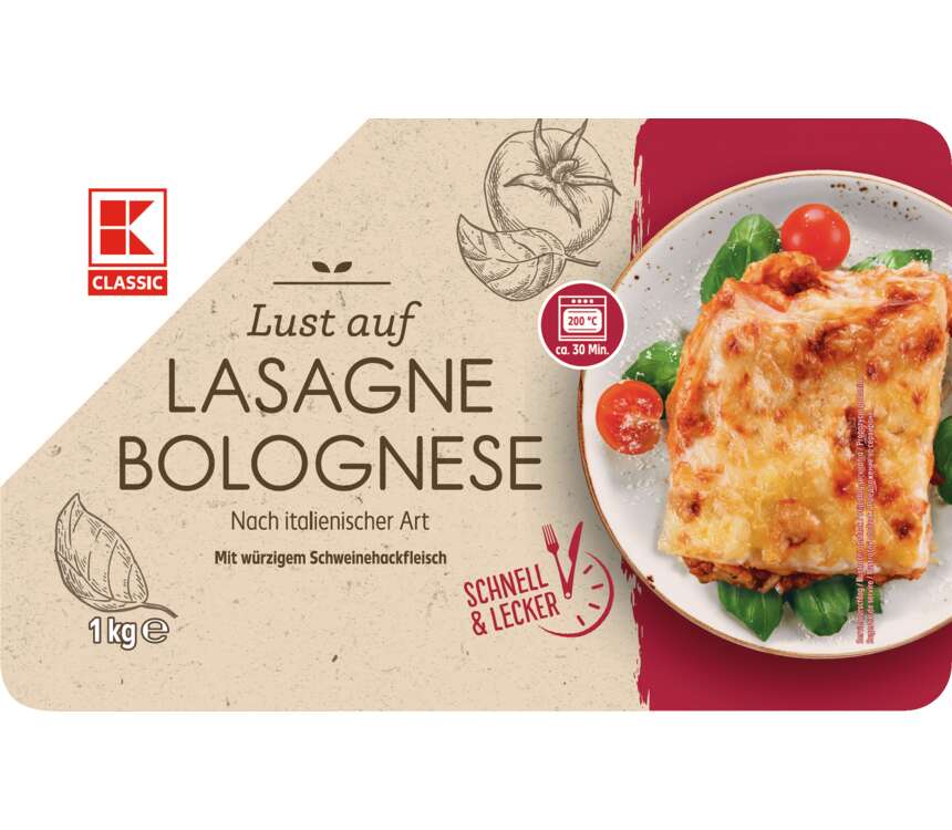 K-Classic Lasagne  1000 g