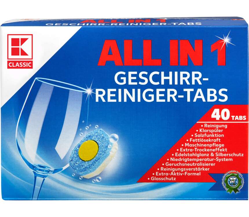K-Classic Tabletki do zmywarki All in One 40 szt.
