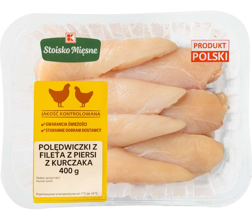 K-STOISKO MIĘSNE Polędwiczki z piersi kurczaka 400 g