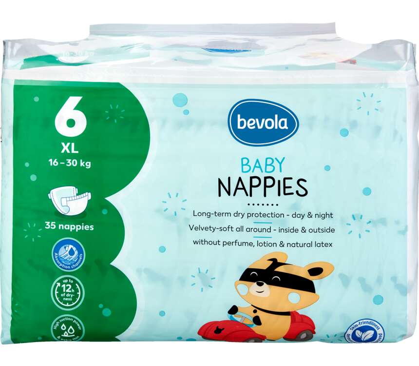 Bevola Baby Pieluchy 6 XL 16-30 kg 35 szt.