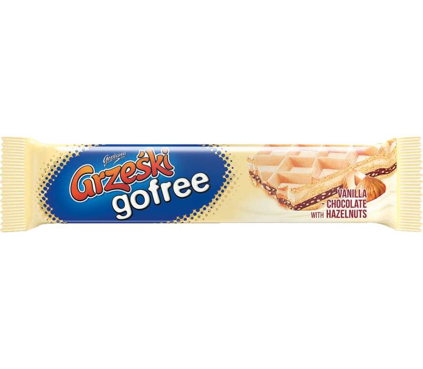 Grześki Gofree Wafel waniliowo-orzechowy 33 g kaufland.pl
