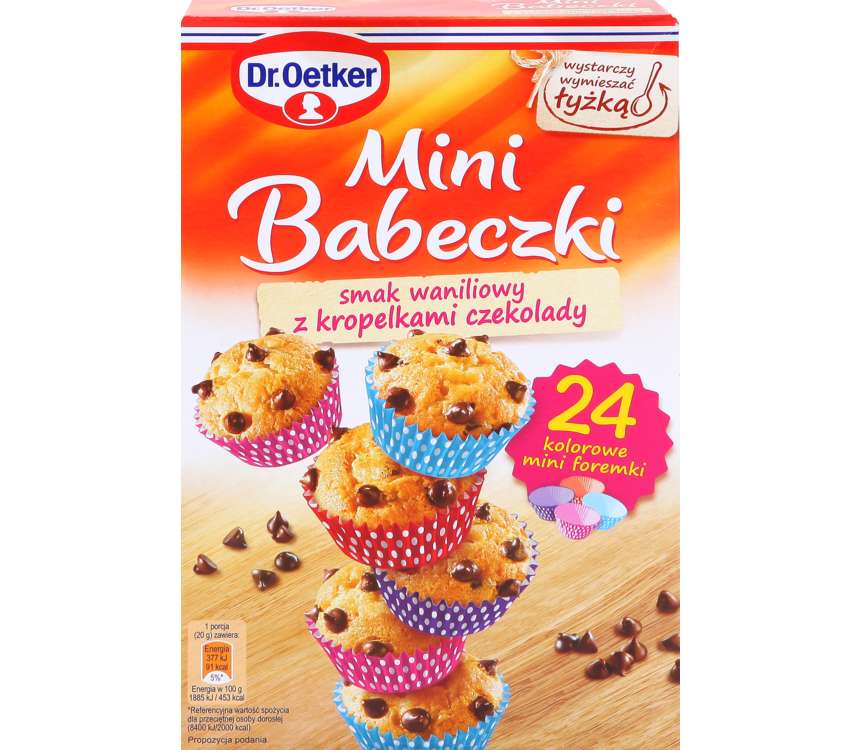 Dr.Oetker Mini babeczki o smaku waniliowym 250 g kaufland.pl