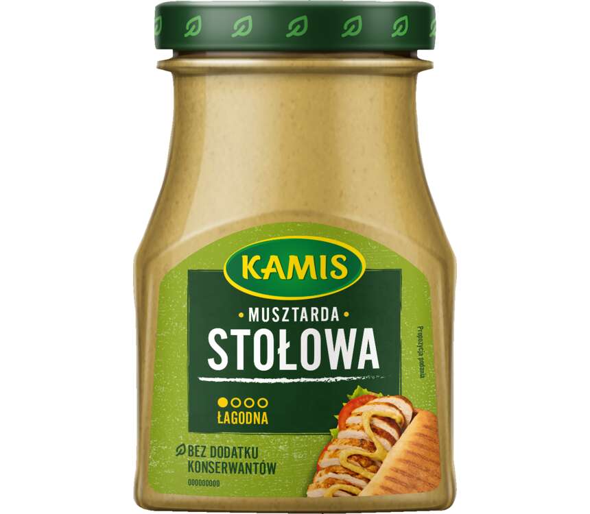 Kamis Musztarda stołowa  185 g