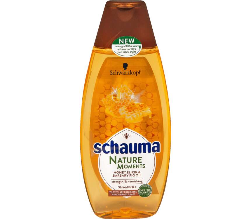 SchaumaNatureMoments Szampon do włosów miód i olej opuncji 400 ml