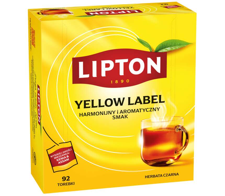 Lipton Yellow Label Herbata czarna  92x2 g kaufland.pl