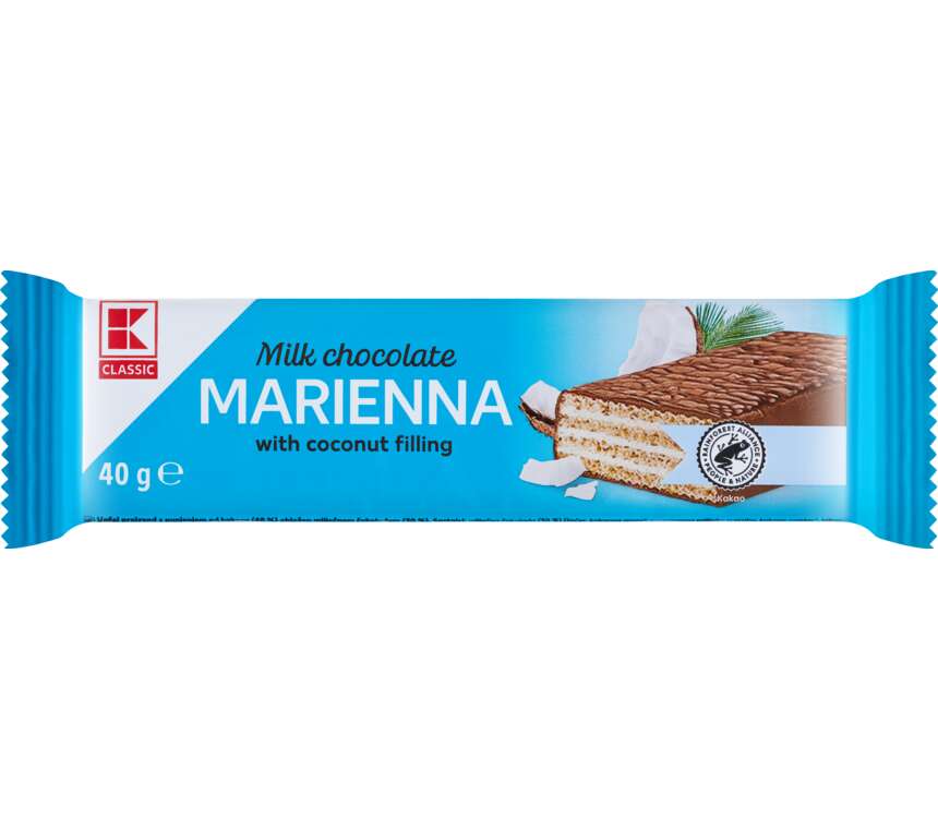 K-Classic Wafle nadzienie kokosowe 40 g