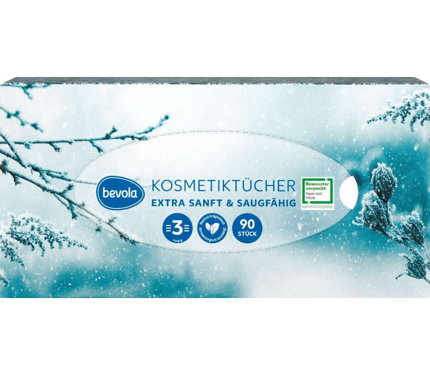 Bevola Chusteczki kosmet. Aloe Vera box 3w 90 szt.