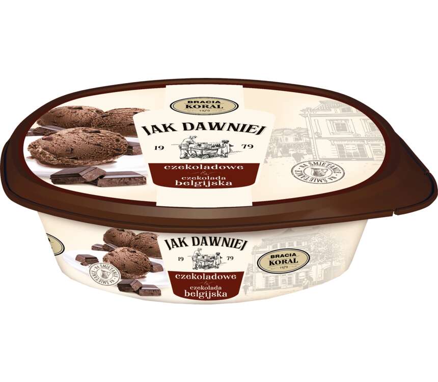 Koral Lody Jak Dawniej czekoladowe 900 ml