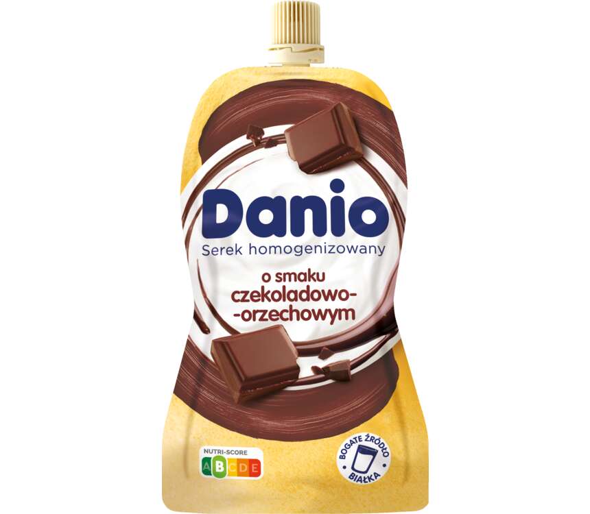 Danone Danio Serek homogenizowany saszetka czek.-orze. 140 g