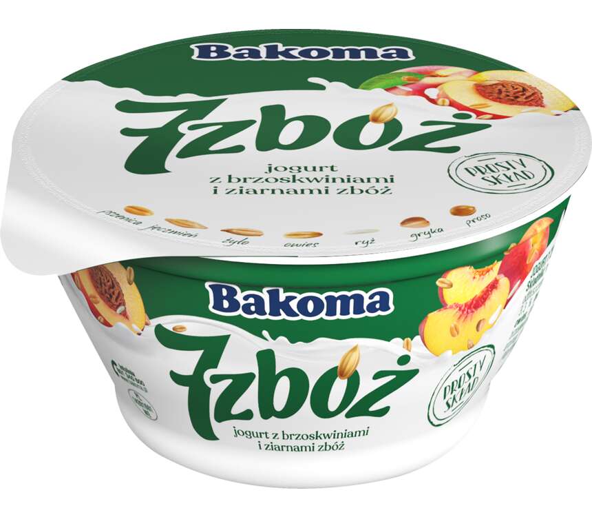 Bakoma 7 Zbóż Prosty skład brzoskwinia 140 g