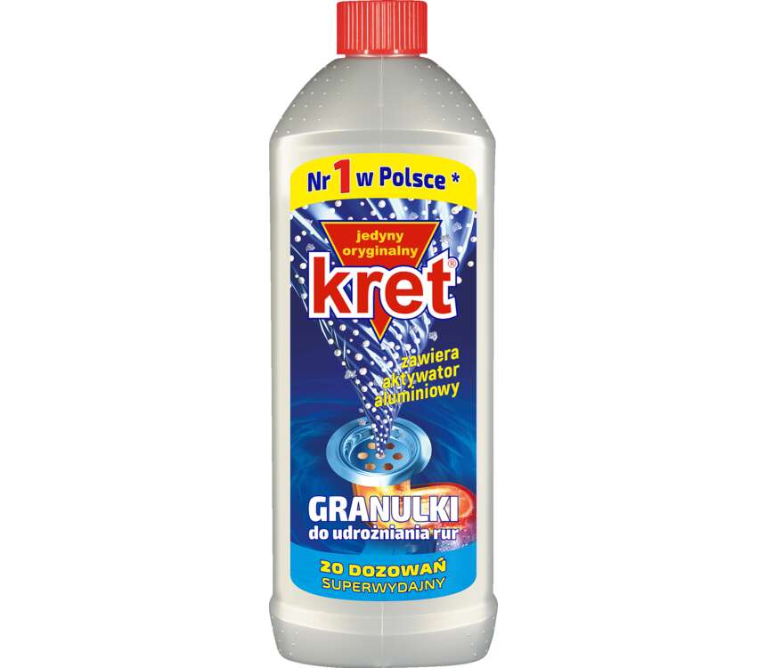Kret Granulki do udrożniania rur 800 g