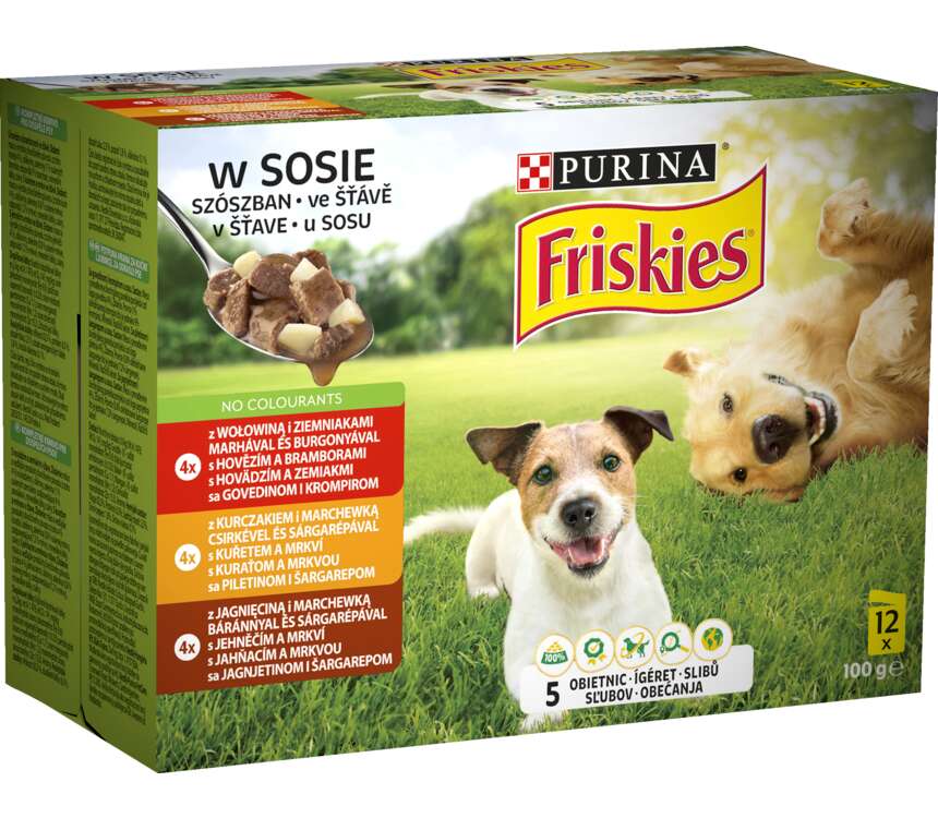 Friskies Karma dla psa Adult 12x100g