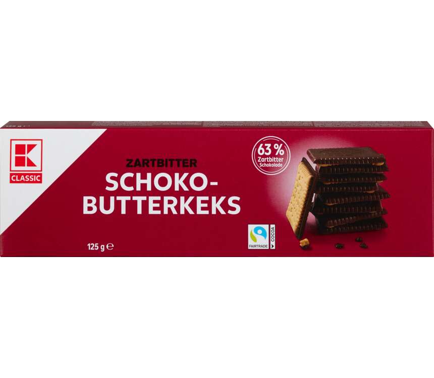 K-Classic Herbatniki z czekoladą ciemną 125 g