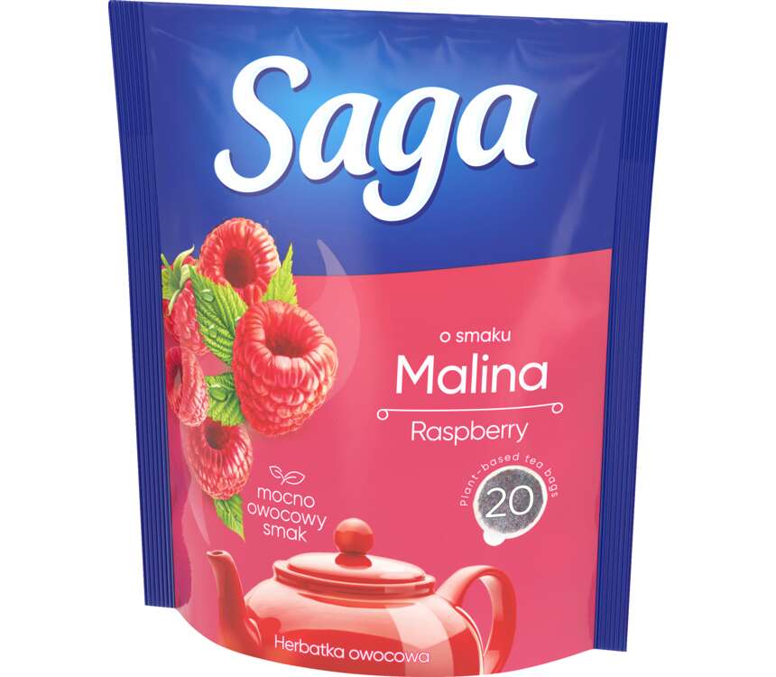Saga Herbatka owocowa malina 34 g