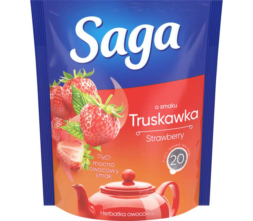 Saga Herbatka owocowa pigwa i truskawka 34 g