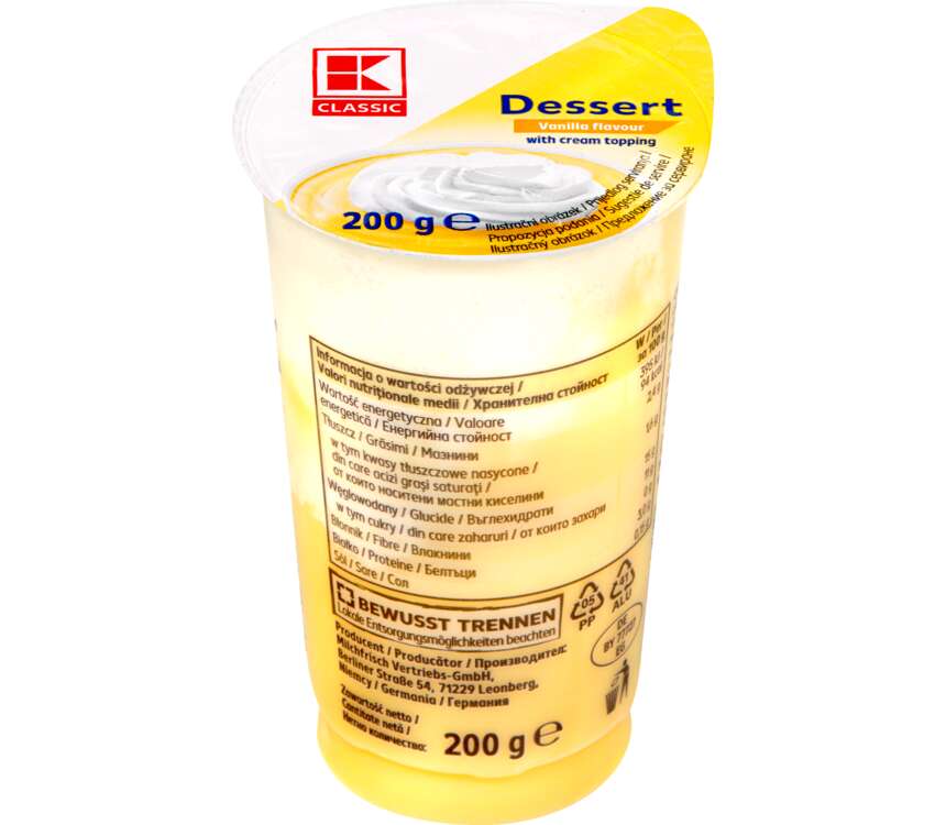 K-Classic Deser waniliowy z pianką 200 g