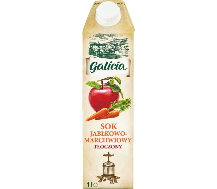 Galicia sok tłoczony jabłko-marchew 1 L