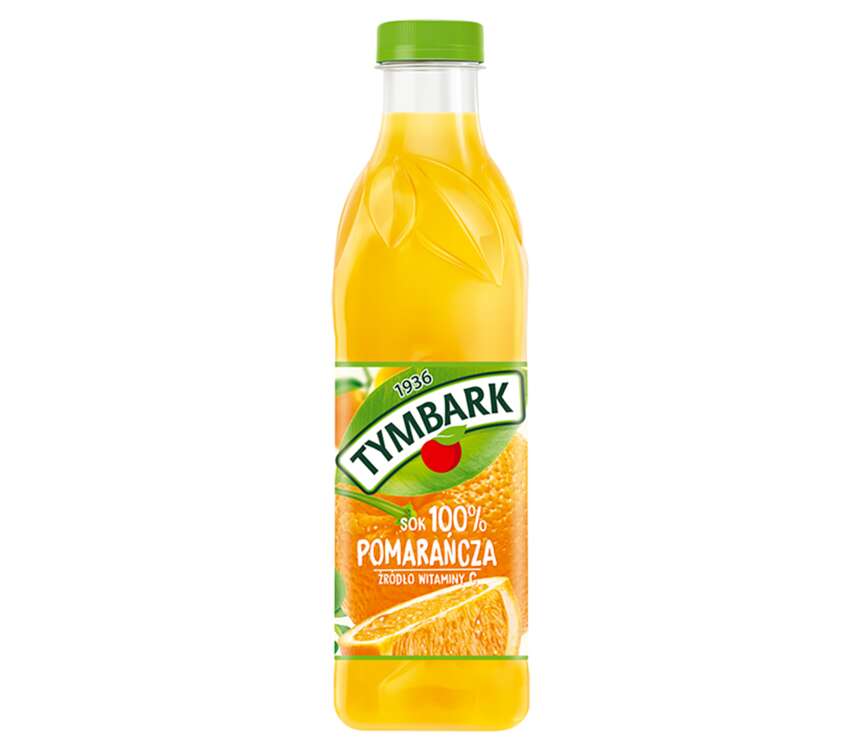 Tymbark Sok 100% pomarańcza 1 L kaufland.pl