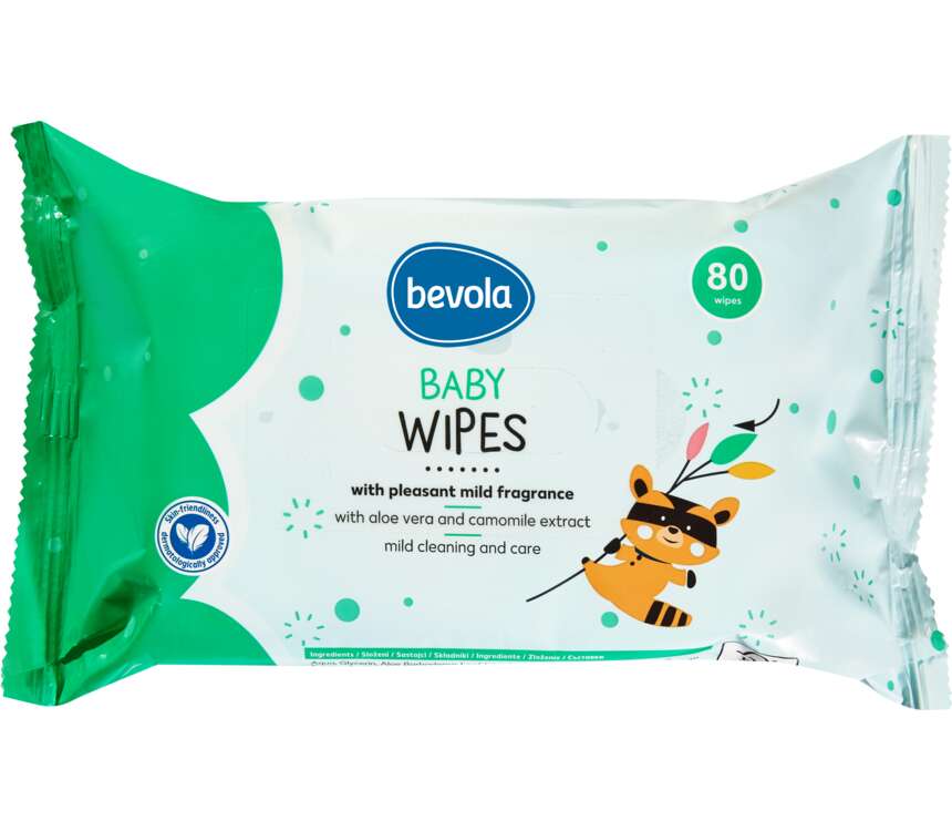 Bevola Chusteczki nawilżające mild 80 szt.