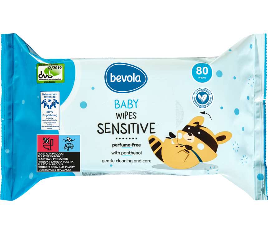 Bevola Chusteczki nawilżające Sensitiv 80 szt.
