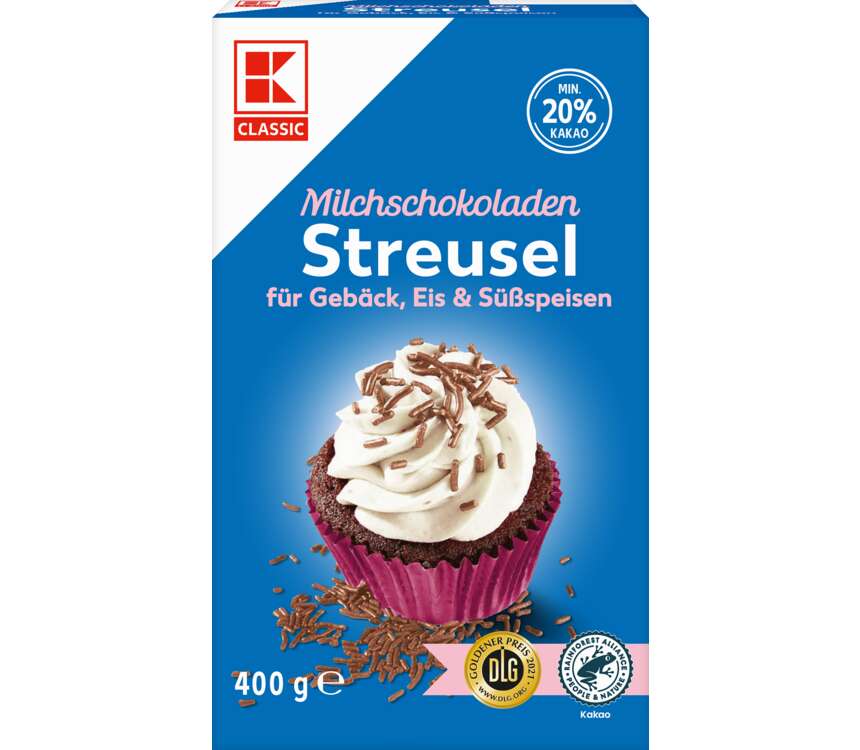 K-Classic Posypka dekoracyjna mleczna czekolada 400 g