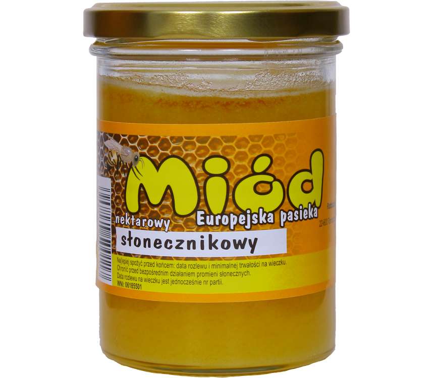 RZP Miód nektarowy słonecznikowy 470 g