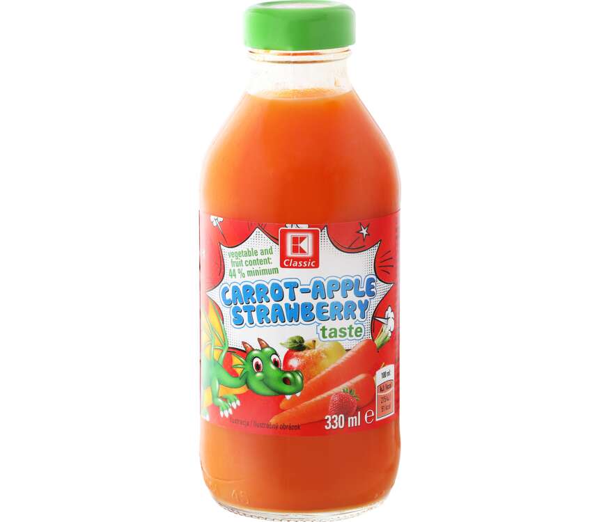 K-Classic Napój niegazowany marchew-jabł-truska 0,33 L