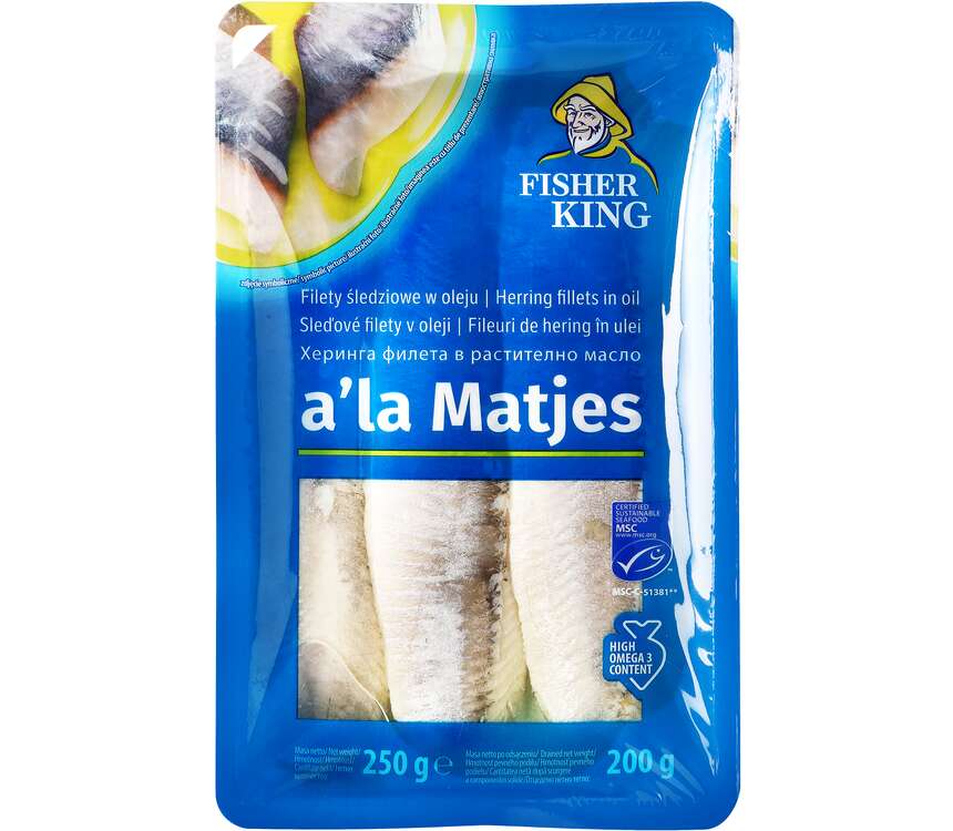 Fisher King Filet Matjas  200/250g
