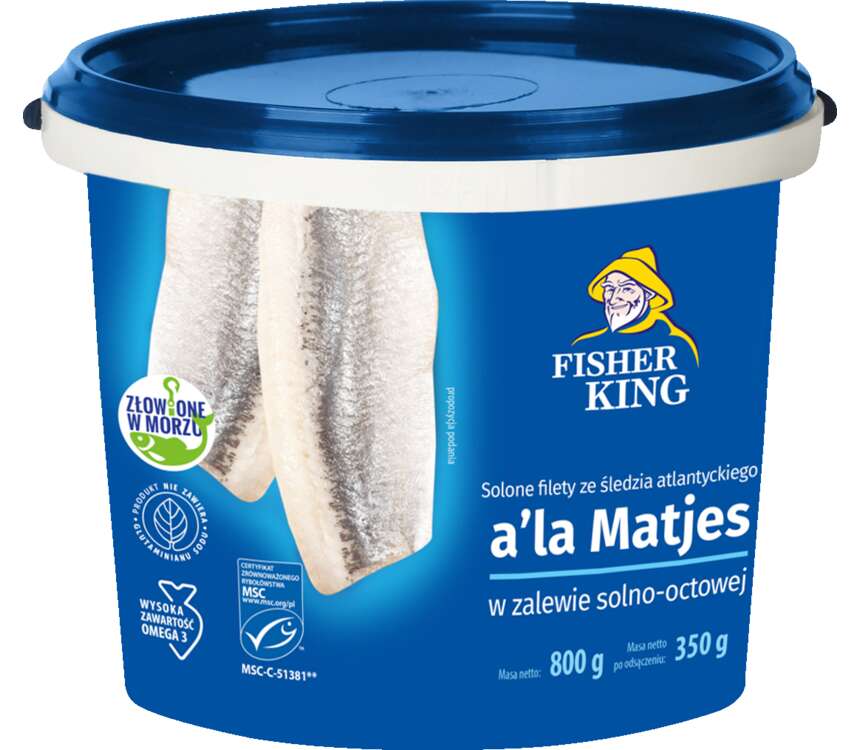 Fisher King Filet Matjas  350/800g