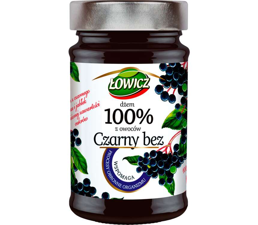 Łowicz Dżem 100% z owoców czarny bez 235 g kaufland.pl