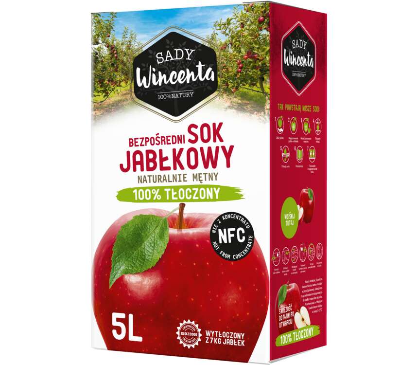 Sady Wincenta Sok jabłkowy  5 L kaufland.pl