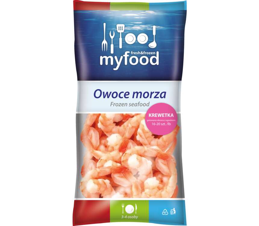 MyFood Krewetka 16-20 gotowana, obrana z/o 400 g