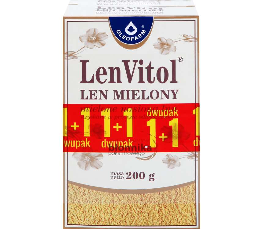 Oleofarm Len mielony dwupak 2x200 g