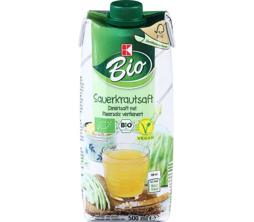 K-Bio Sok z kiszonej kapusty 0,5 L