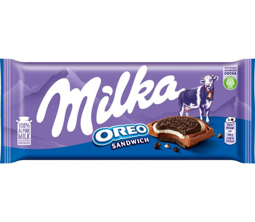 Milka Czekolada mleczna z Oreo 92 g kaufland.pl
