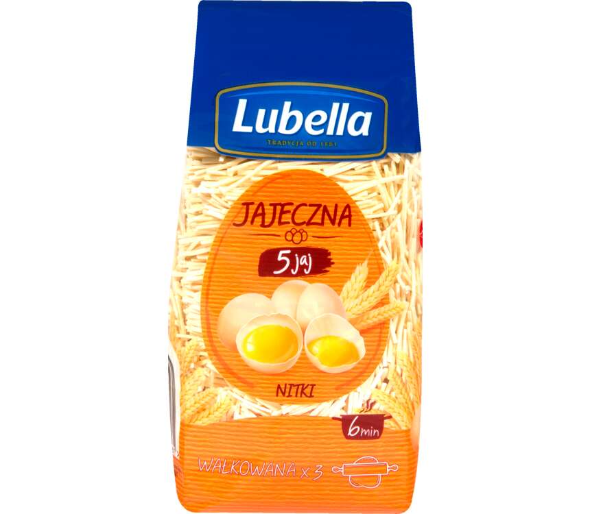 Lubella Jajeczna 5 jaj nitki 250 g kaufland.pl