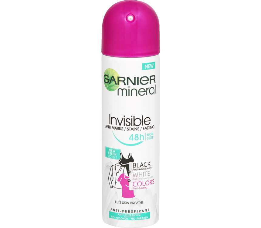 Garnier Dezodorant spray Invisible color 150 ml