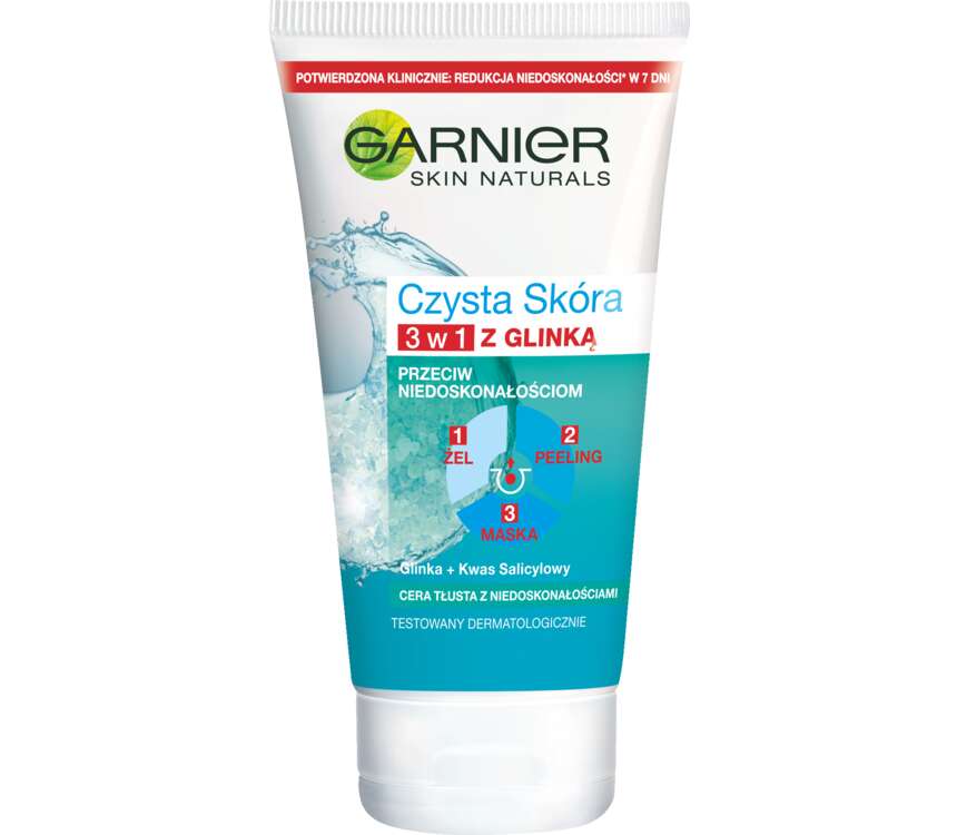 Garnier Czysta Skóra Żel maseczka peeling 3w1 150 ml kaufland.pl