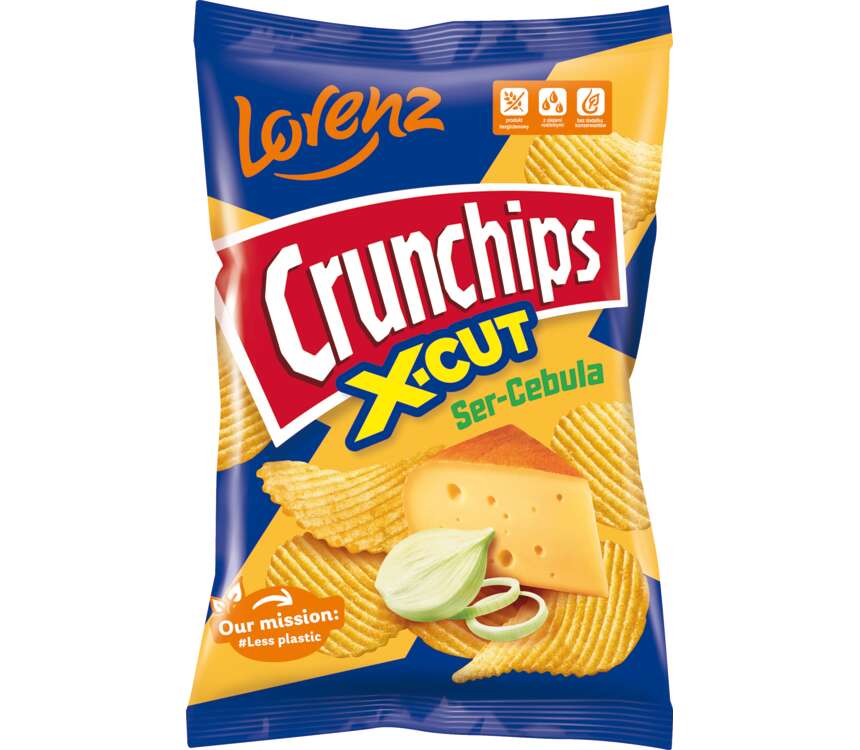 Crunchips X-cut Chipsy ser-cebula 140 g kaufland.pl