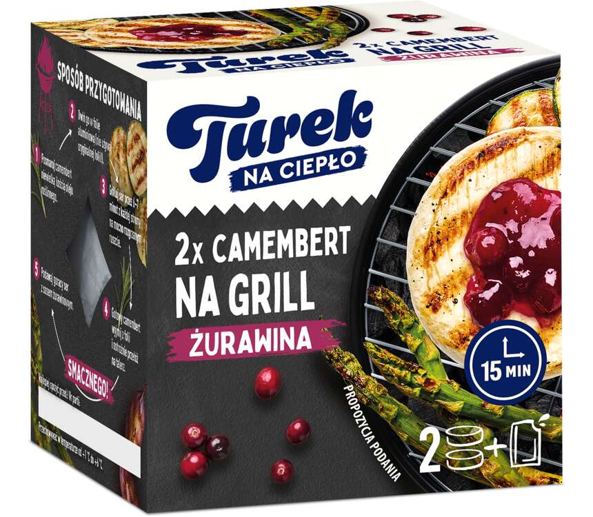 NaTurek Camembert na grill z sosem żurawinowym 2x100 g kaufland.pl
